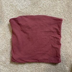 Brandy Melville Tube top in burgundy color